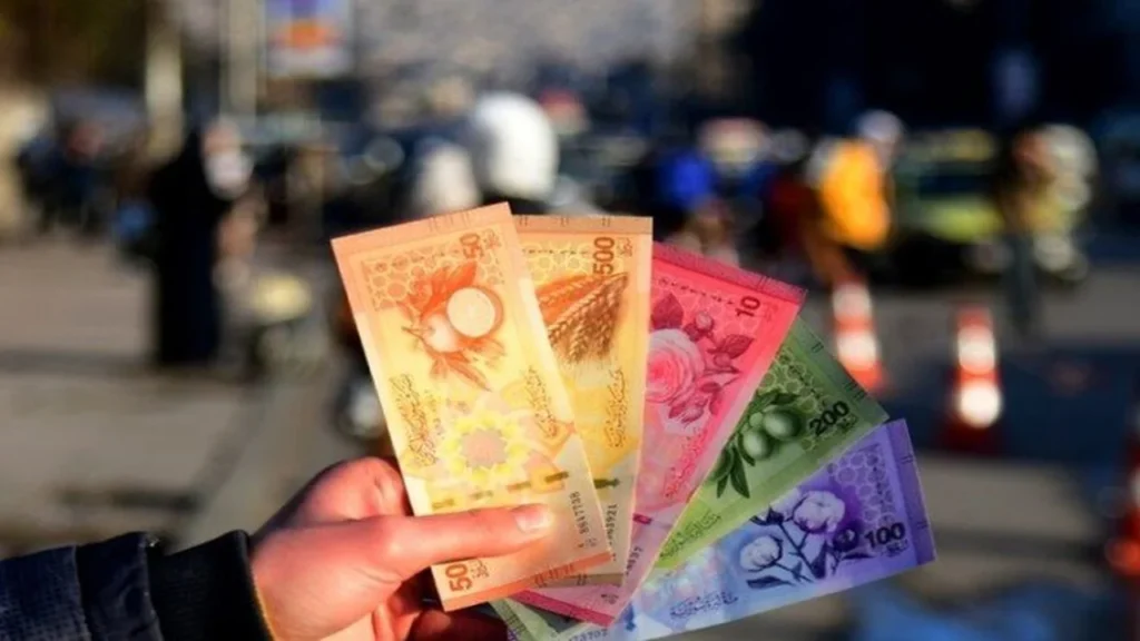 تراجع الليرة السورية مقابل الدولار في تعاملات يوم الإثنين 9 مارس 2026